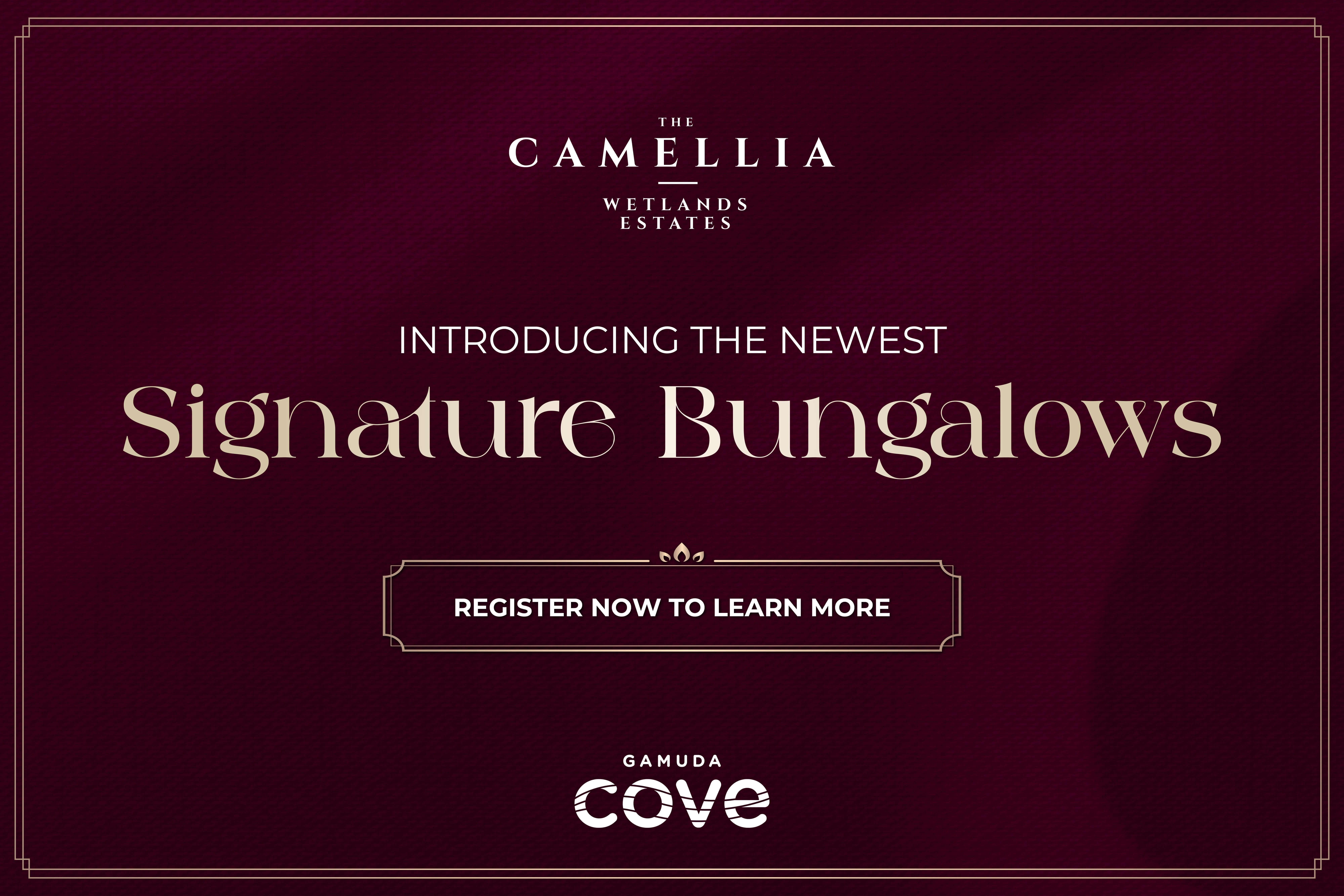 Camellia Bungalow Announcement