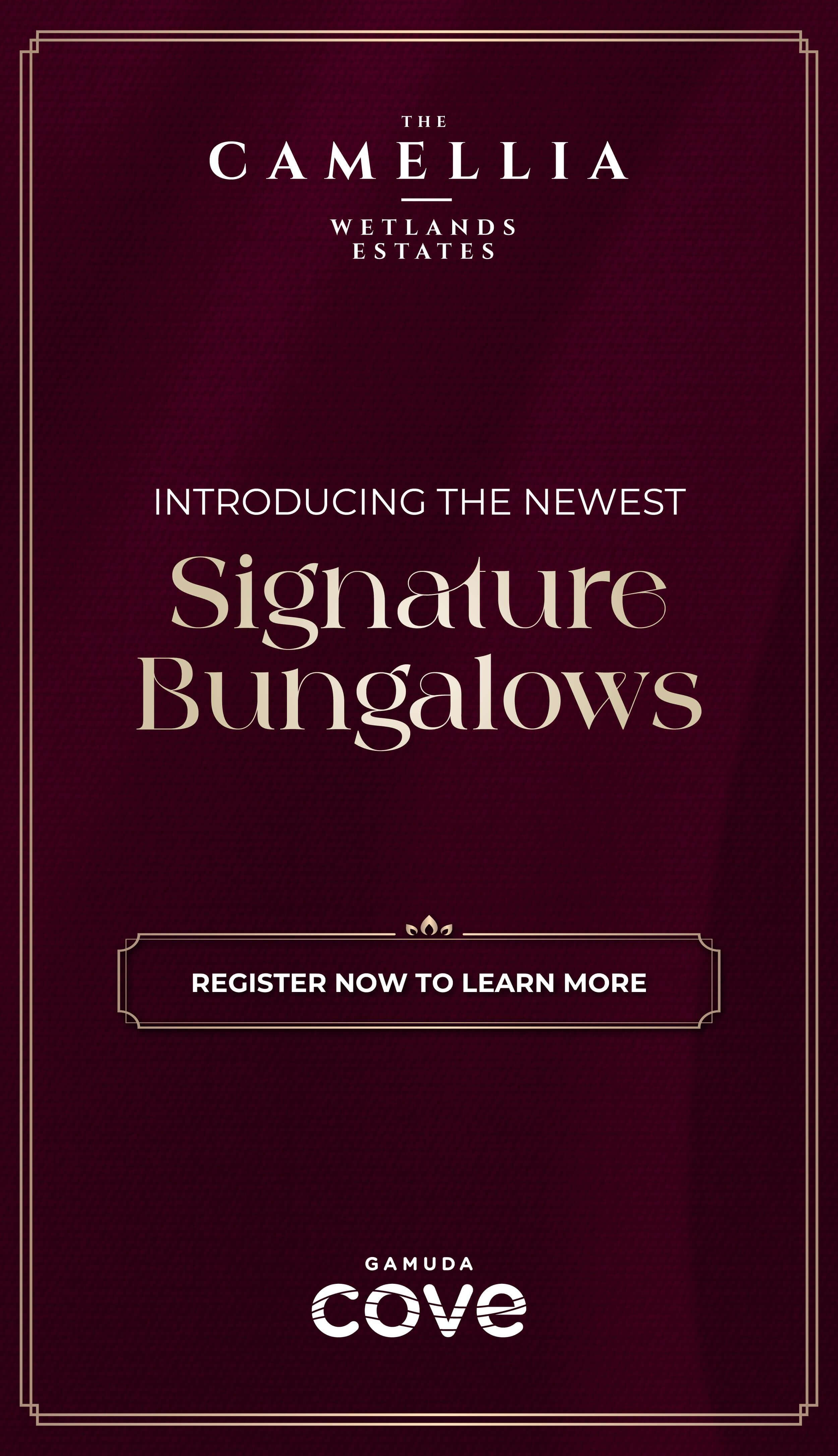 Camellia Bungalow Announcement